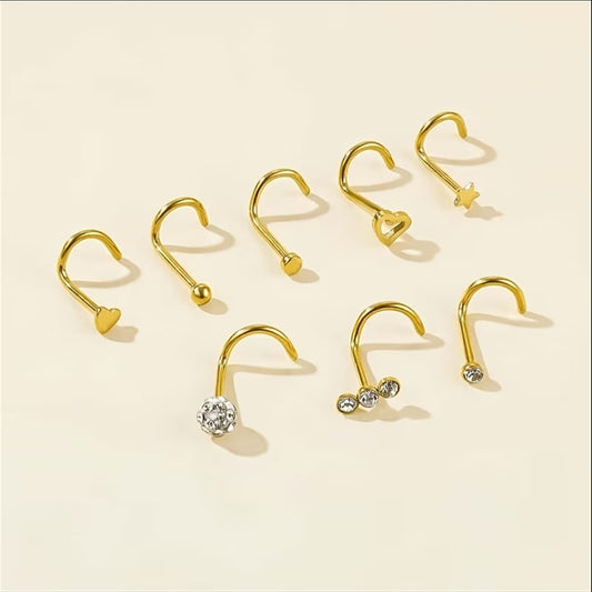 Piercing NoseRing (8Pcs)