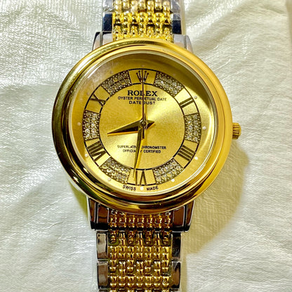 Rolex Zircon Watch