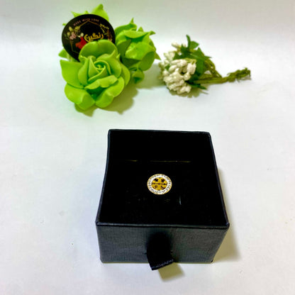 Tory Burch Zircon Ring Adjustable (Anti Tarnish)