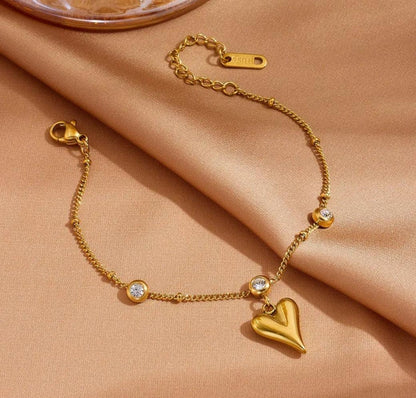 Heart Anklet