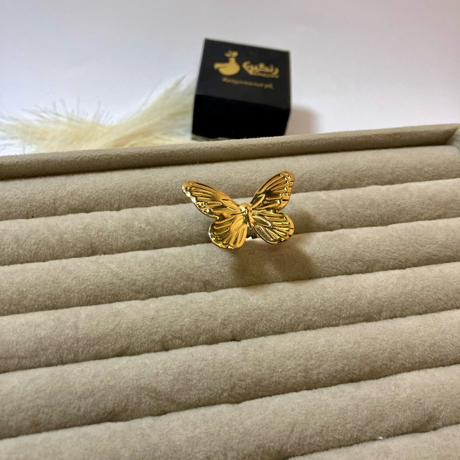 Chunky Butterfly Ring