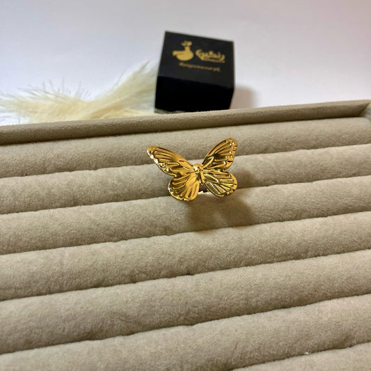 Chunky Butterfly Ring