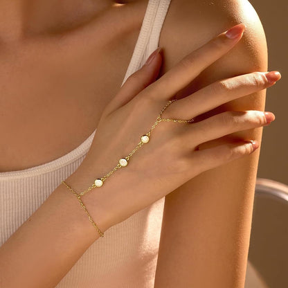 Anja Zircon Bracelet Ring