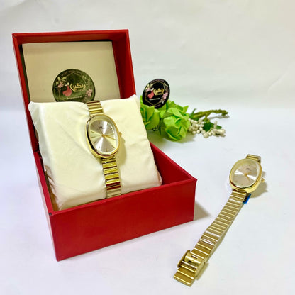 Oval Watch (Gold)