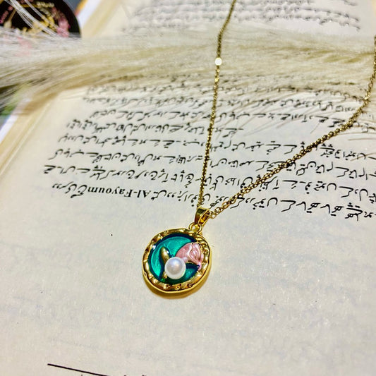 Bloom Green Necklace