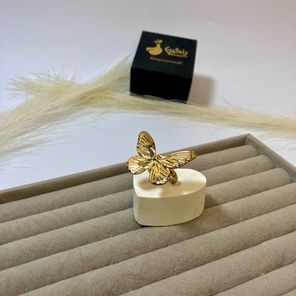 Chunky Butterfly Ring
