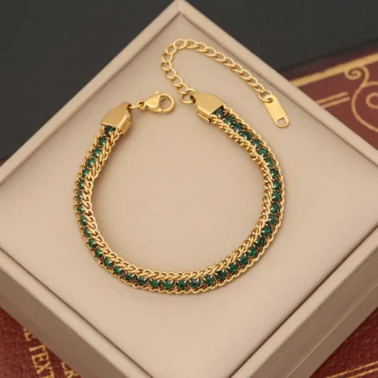 Bracelet Zirconia (Green)