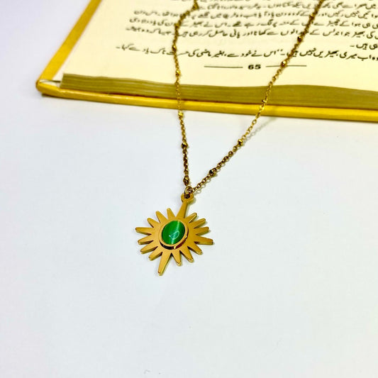 Rays Stone Necklace