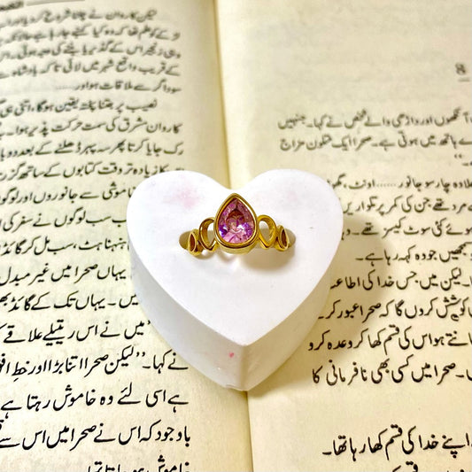Drop Pink Ring