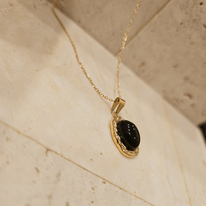 Brown Stone Necklace