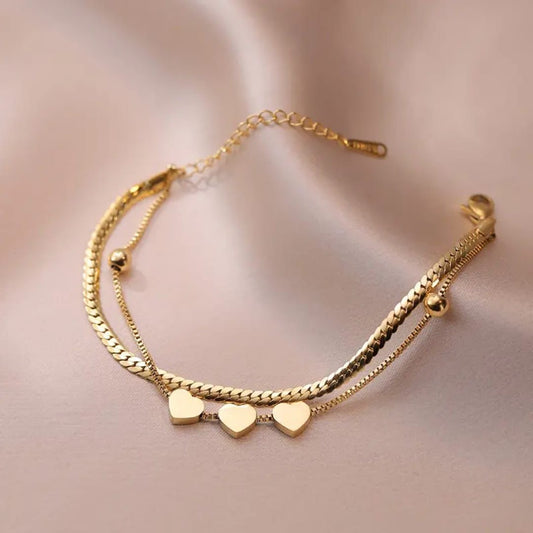 Heart Dual Bracelet
