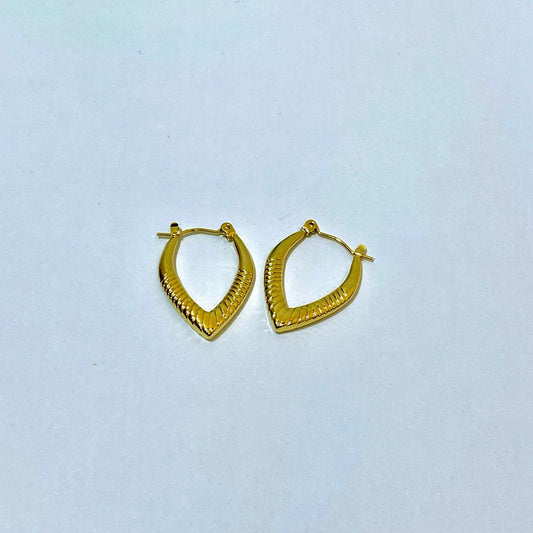 Gold Plated Hoop Earrings (Anti Tarnish)