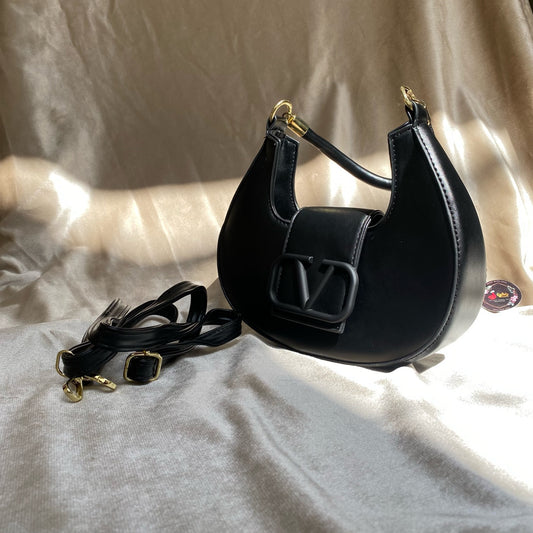 Black Designer Trendy Bag (Imported)