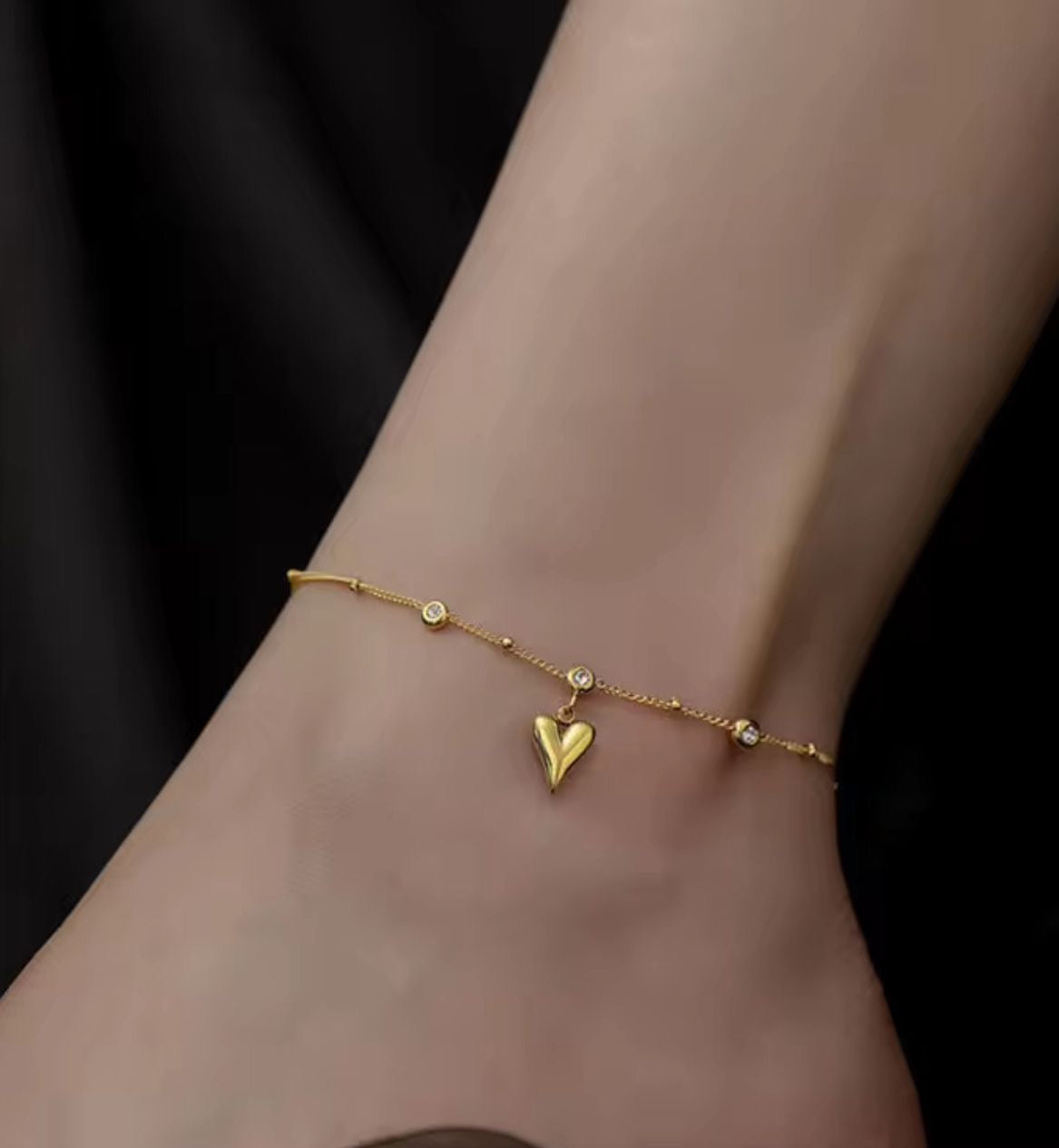 Heart Anklet