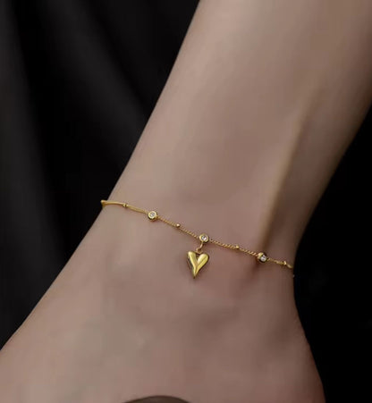 Heart Anklet
