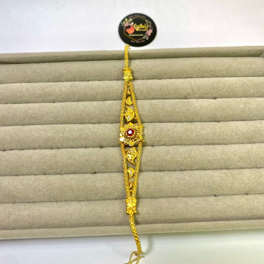 Petal Gold Plated Bracelet