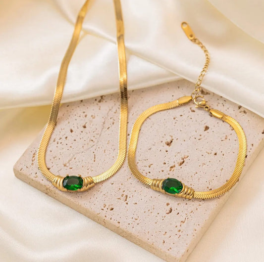 Brand Emerald Green Set