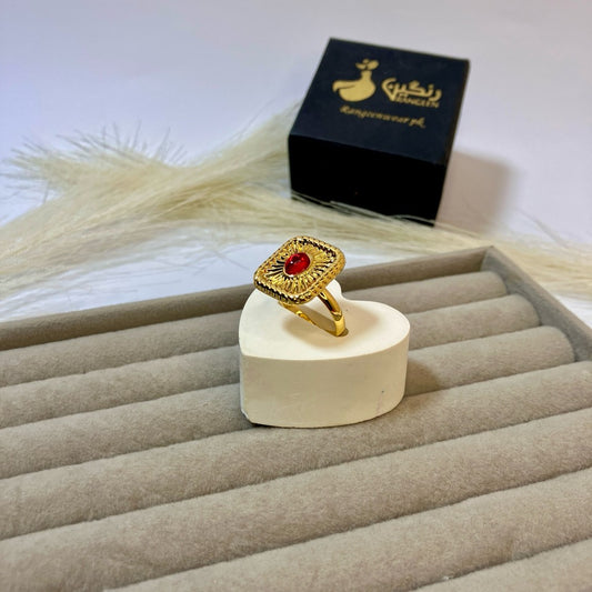 Mirage Red Stone Ring