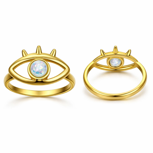 Vintage eyed Ring  (Adjustable)