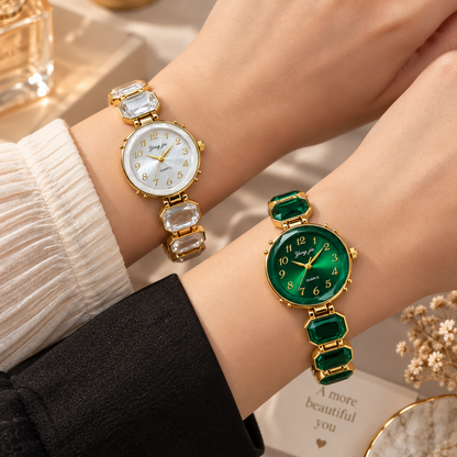 Circle Zircon Watch