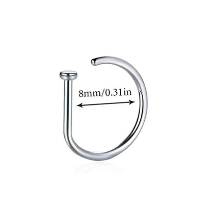 D-Shape Nosering (3 Pcs Golden)