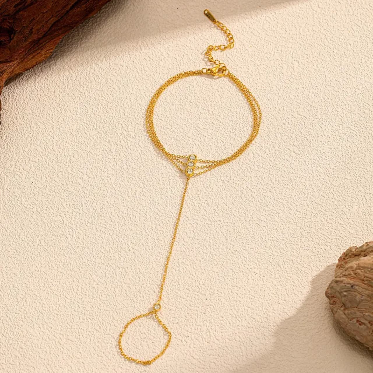 Anja Trio Bracelet Ring