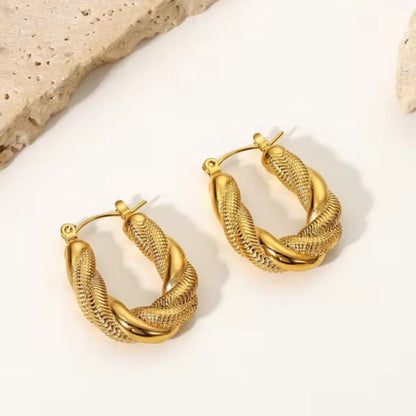 Chunky Hoop Earrings