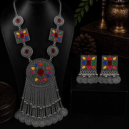 Noor-e-Zar Oxidized Set