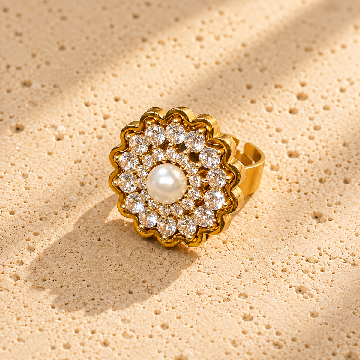 Dawn Pearl Ring (Adjustable)