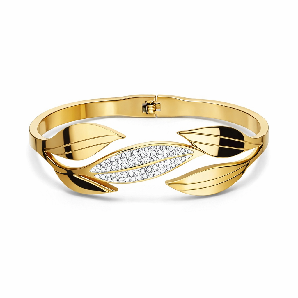 Floral Zircon Handcuff