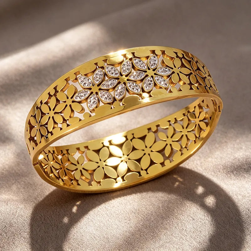 Retro Floral Handcuff