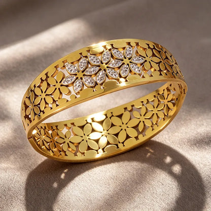Retro Floral Handcuff