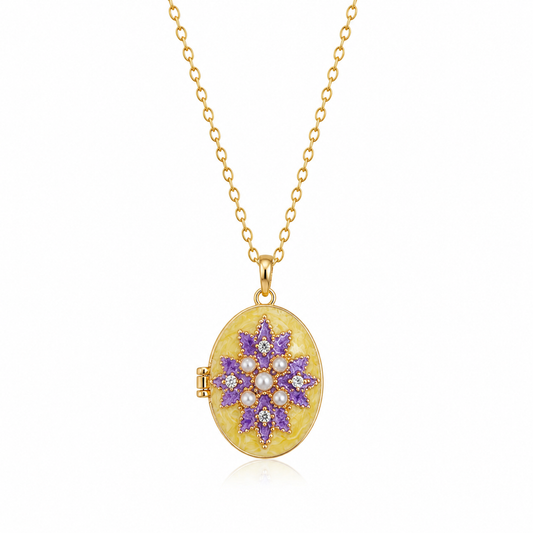 Opus Necklace Yellow