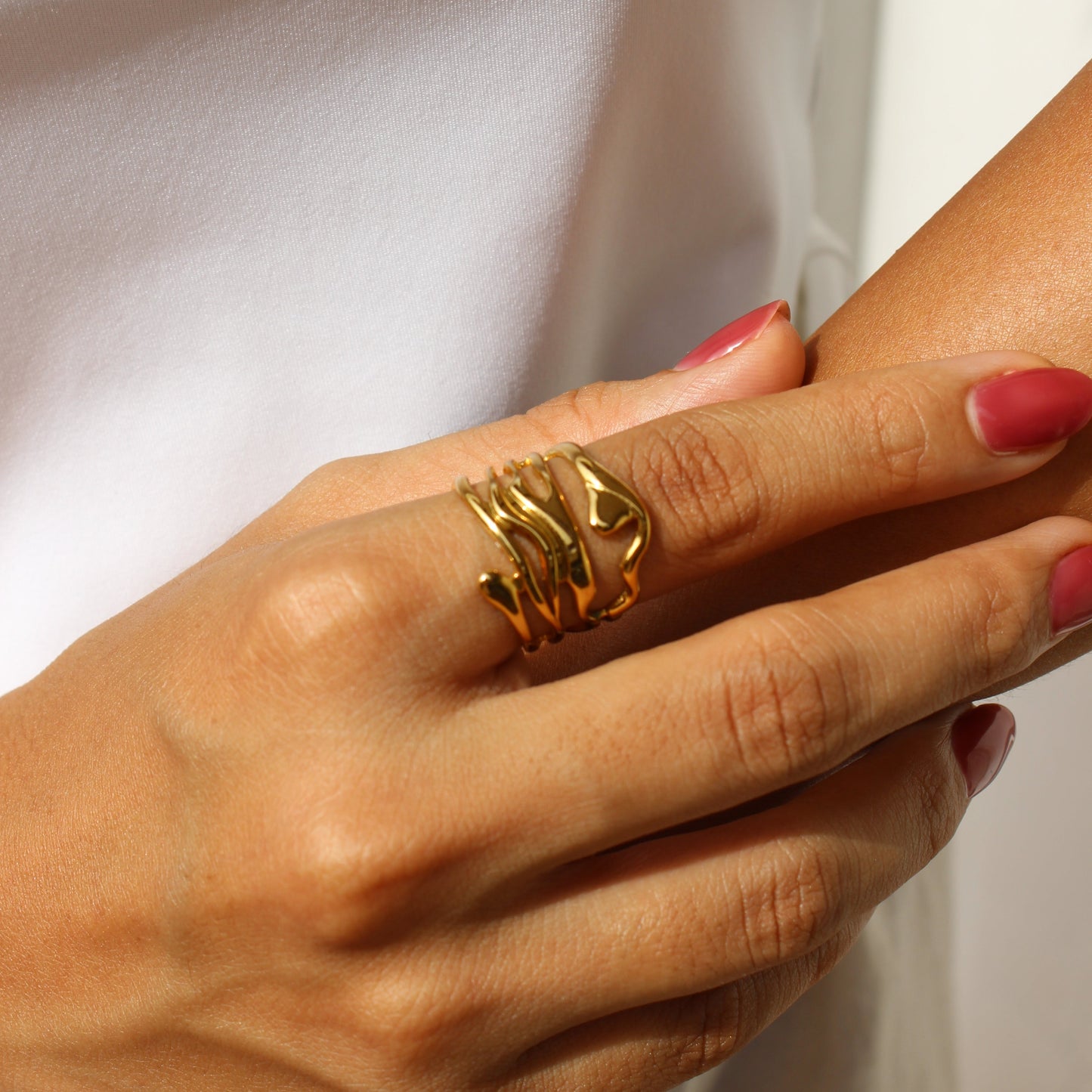 Bulky Zig Ring