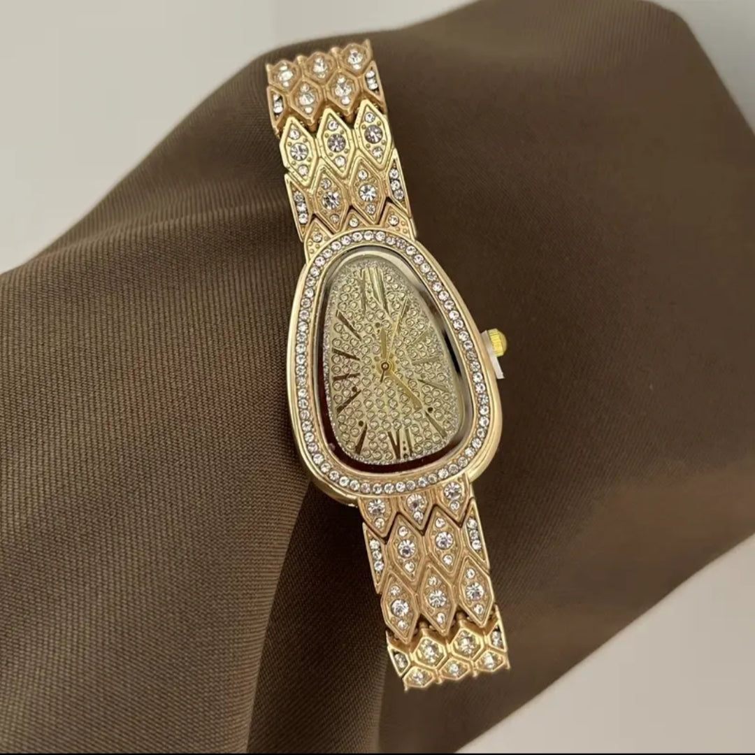 Oval Watch Zircon Diamond