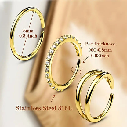 Nosering Set (Non Piecering)
