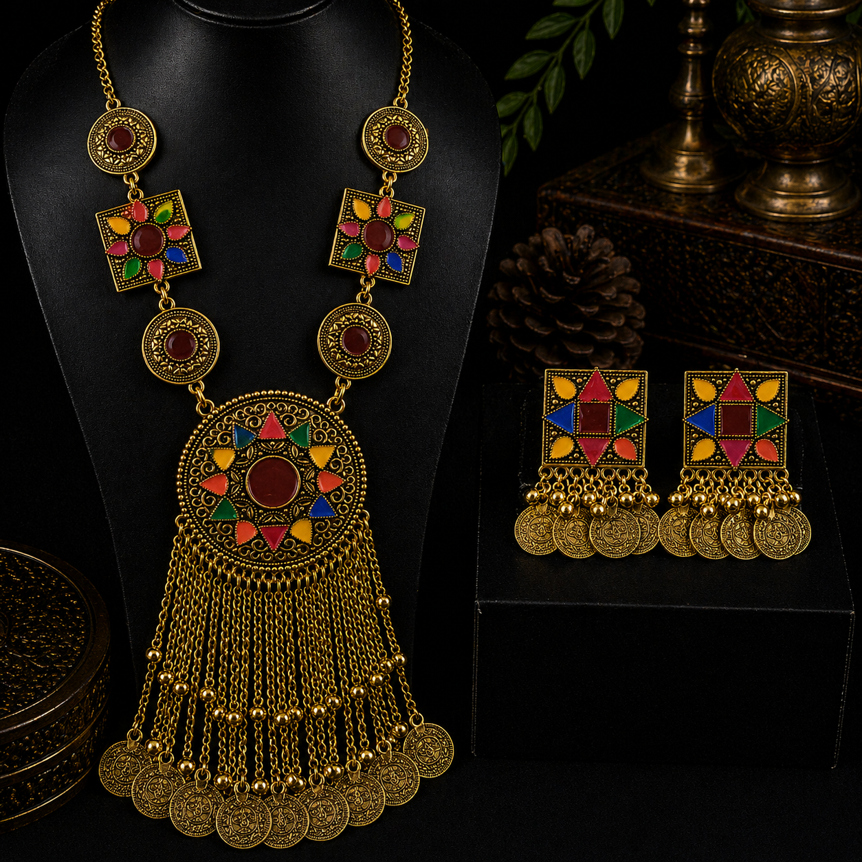 Noor-e-Zar Oxidized Set