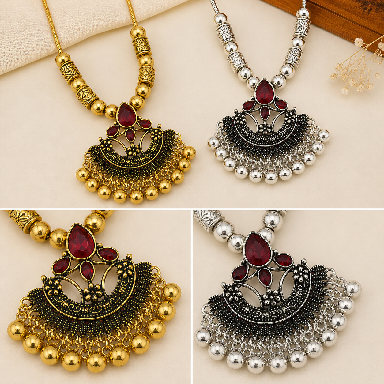 Vintge Oxidized Necklace