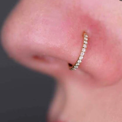 Crown Diamond NoseRing