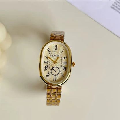 Oval Watch Gold