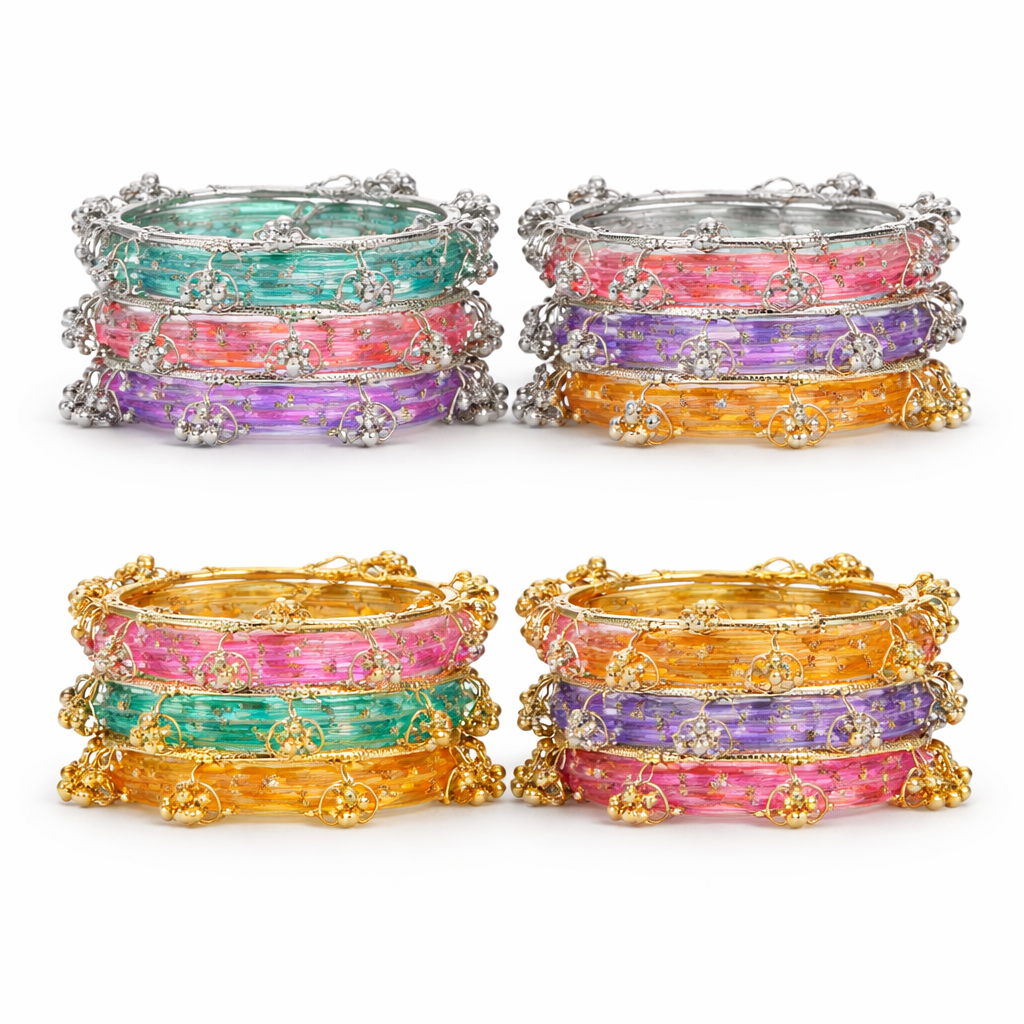 4Pcs Kasmiri Bangles