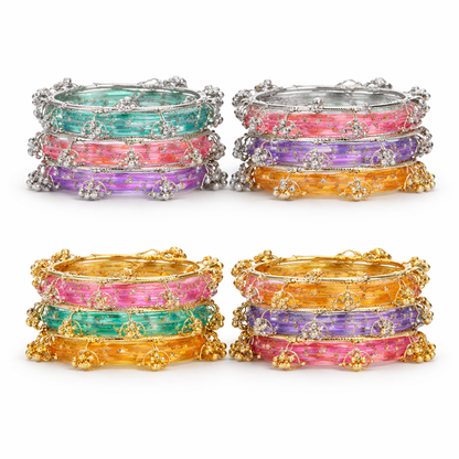 4Pcs Kasmiri Bangles