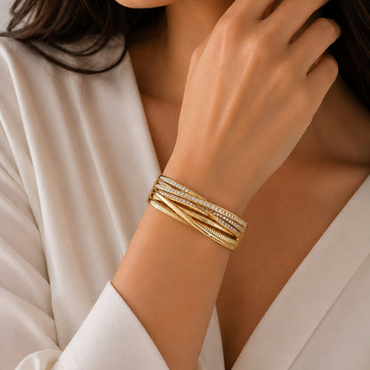 Cross Twisted Handcuff