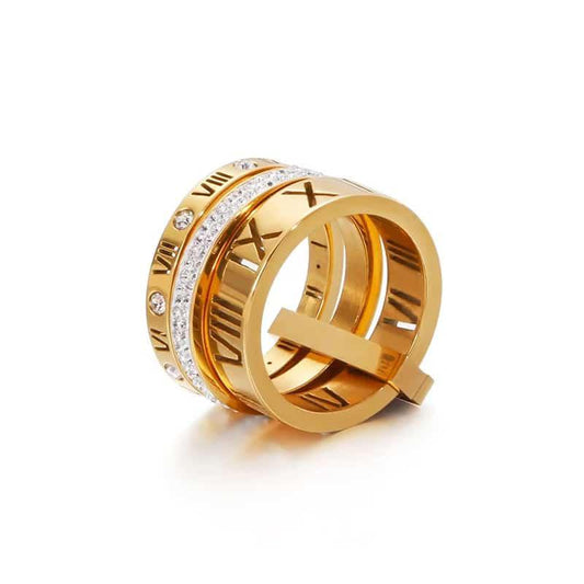 Brand Triple Layer Ring (Anti Tarnish)