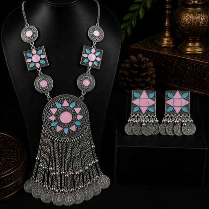 Noor-e-Zar Oxidized Set