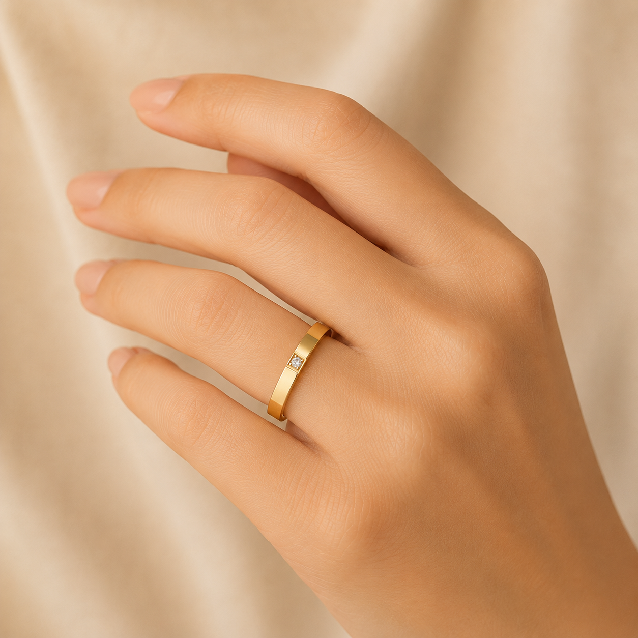 Miniature Diamentees Ring