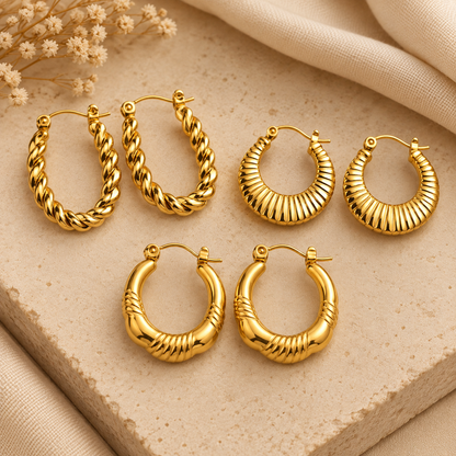 Earrings Combo( 3 Pairs)