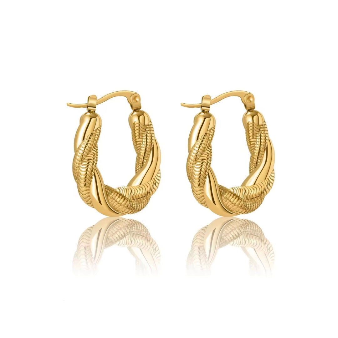 Chunky Hoop Earrings
