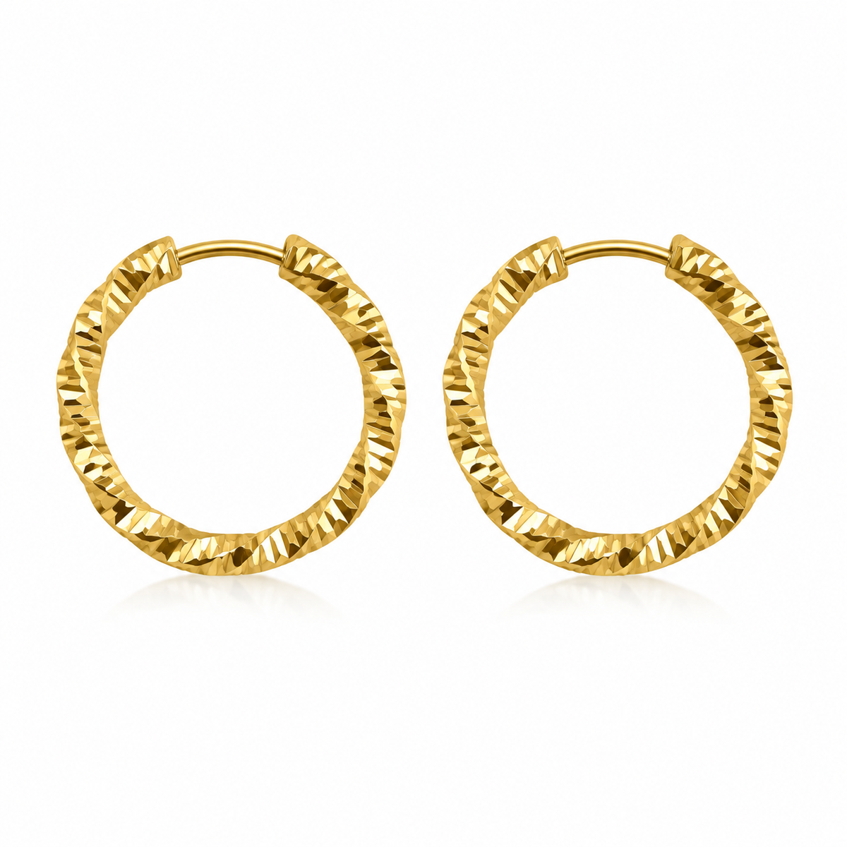Spiral Lined Hoops (Balia)