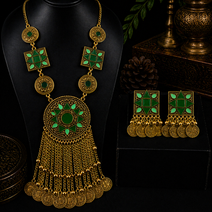Noor-e-Zar Oxidized Set
